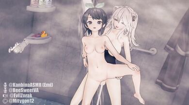 [Futa x Female] Botan and Suburu get 'wet and wild' together!