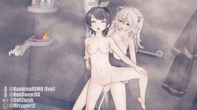 [Futa x Female] Botan and Suburu get 'wet and wild' together!
