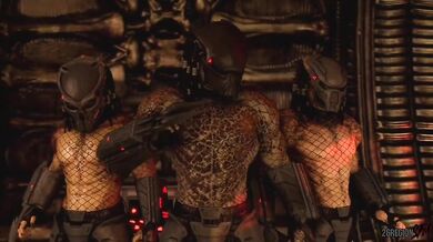 Space Bounty Hunter Samus and Predator Yautja's Forbidden Lust