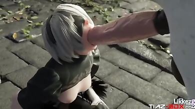 Deep Throat to the Horse's Penis