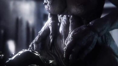 Master Chief Petty Officer John-117 × Sangheili Sex Animation