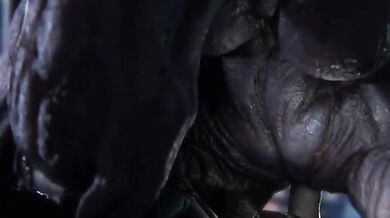 Master Chief Petty Officer John-117 × Sangheili Sex Animation