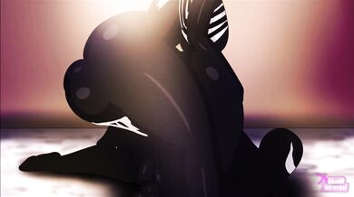 Tentacle Ménage à Trois with a Human-Alien Hybrid Creature