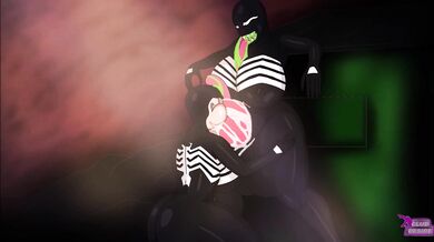 Tentacle Ménage à Trois with a Human-Alien Hybrid Creature