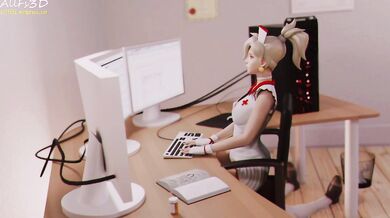 Mercy's Tired Feet and Filthy Fetish - Allfy3D