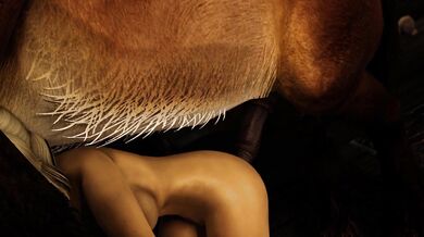 Unbridled Passion in the Land of Dragons - Skyrim Horse Fuck