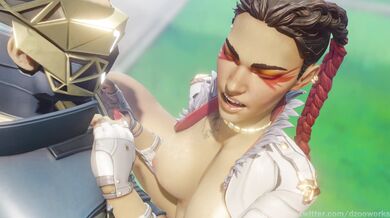 Busty Loba Rides the Octrain to Fucktown[Dzooworks].