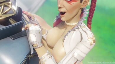 Busty Loba Rides the Octrain to Fucktown[Dzooworks].