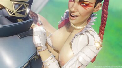 Busty Loba Rides the Octrain to Fucktown[Dzooworks].