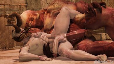 Cumming Inside the Tentacles of a Succubus