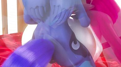 Lunar Love Affair: Celestia and Luna Get it On