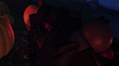 Werewolf (Roblox) ravages tight ebony cunnie