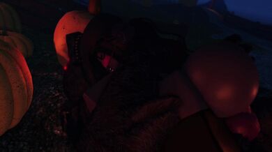 Werewolf (Roblox) ravages tight ebony cunnie