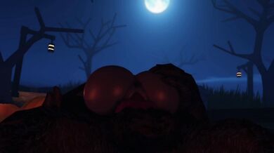Werewolf (Roblox) ravages tight ebony cunnie