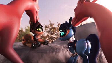 The Adulterous Adventures of a Sex-Crazed Pony and Her Lustful Lover in 'Pony Duo Part One - Crittermatic'