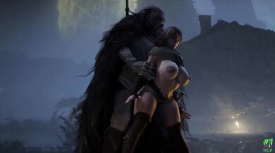 [Ultra HD] Melina Raped by Lycanthrope [Bestiality]