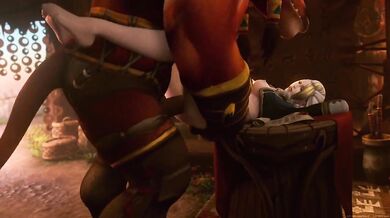 Tauren's Wet Dream Come True: A Night with Jaina