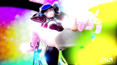 Thicc Bimbo Loves Futa's Tall Cock in a Skintight Bodysuit