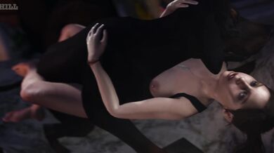 Elizabeth & Claire's Alley Threesome: Part 3