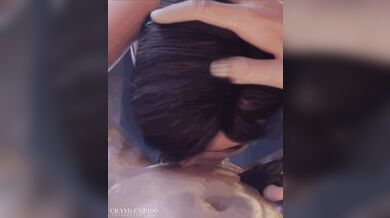 Deepthroat DP by Tifa's Thirsty Throat and Cum-filled Mouth