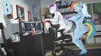 Elderly Female with 17 Year Old Boy in Hardcore Action (Inanimate SFM Animation)