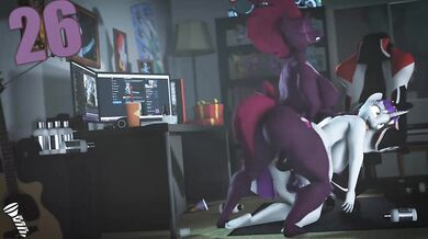 Elderly Female with 17 Year Old Boy in Hardcore Action (Inanimate SFM Animation)