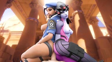 Escaping Reality: A Threesome and Foursome Fantasy in Blender SFM