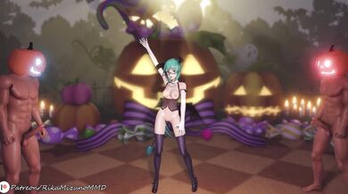 Kagura's Sexy Halloween Dance