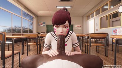 [Ultra HD] Trapped in Detention with D.Va [Blacked Out] [Wet Fart]