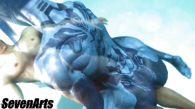 Busty Cortana Riding Master Chief's Shaft in Halo Infinity Warfare