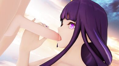 Genshi Impact: Raiden's Shogun Blow Job