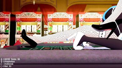 Botan and Lamy's Futa x Female Casino Romp