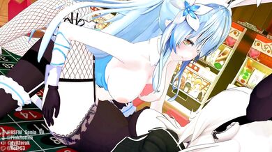 Botan and Lamy's Futa x Female Casino Romp