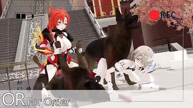 Himeko's Beastly Encounter with Rita in 'AKT Old'