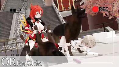 Himeko's Beastly Encounter with Rita in 'AKT Old'