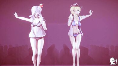 Sexy Hibikase MMD Porn Show