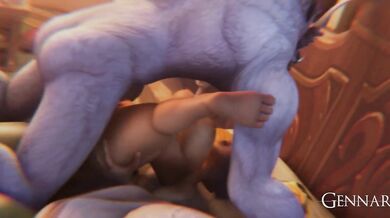 Laying Down and Getting Fucked: Latia's Wet Hole for Gurthuan's Cock