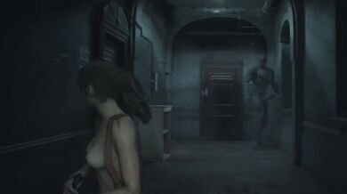 Claire Redfield's Wet and Naked Encounter with Mr.X - You Got It!