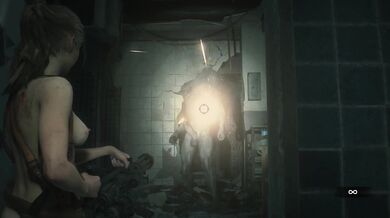 Claire Redfield's Wet and Naked Encounter with Mr.X - You Got It!