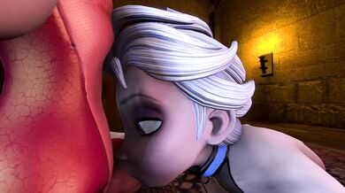 Elsa Anna's Monstrous Encounter: A Tale of Forbidden Lust