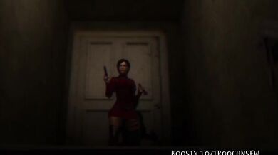 10 Inch Monster Cock Pounding Ada Wong's Tight Asian Pussy in a G-Virus Filled Frenzy