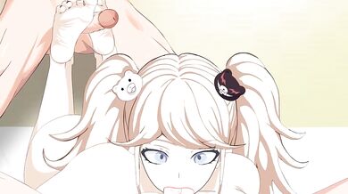 Junko's Threesome [Zeojen] could be rewritten as Junko Takes On Two In 'Zeojen's Threesome' or simply Junko's Threesome With Zeojen.