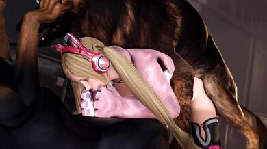 Chloe's Doggy Style Training with Bleuberg the Butler