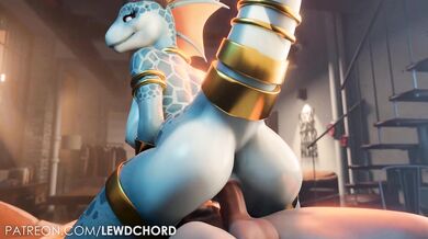 Lewdchord's Lizard Cowgirl Mounting