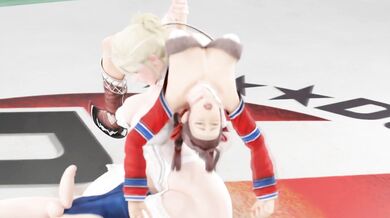 Makoto Aihara & Miss Spencer's Rumble Roses Threesome with Aigle