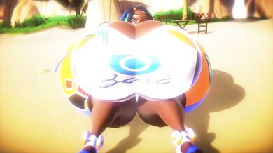 Nessa's Watery Inflation Censored with Sounds