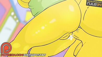 MILF Marge Simpson's Kitchen Fuck Fest