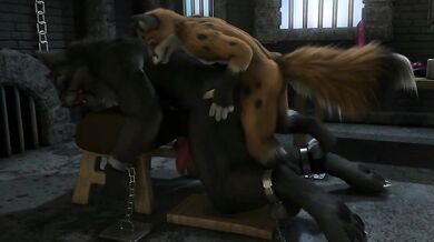 Horny Wolves and Foxes Get It On in This Animated Porn Video