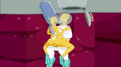 Underwater Debauchery: Marge and Homer's Aquatic Fuck Fest