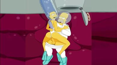 Underwater Debauchery: Marge and Homer's Aquatic Fuck Fest